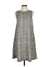 Apt. 9 Houndstooth Gray Casual Dress Size S - photo 1