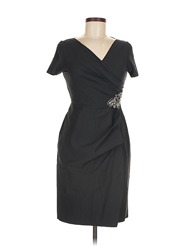Pre-owned Alex Evenings Cocktail Dress In Black