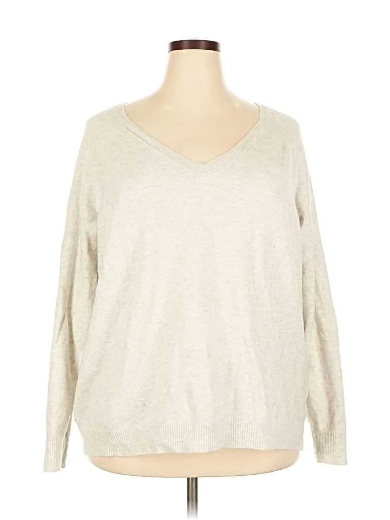 Pre-owned Gap Pullover Sweater In Silver