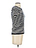 J.Crew Collection Stripes Blue Short Sleeve Turtleneck Size XXS - photo 4