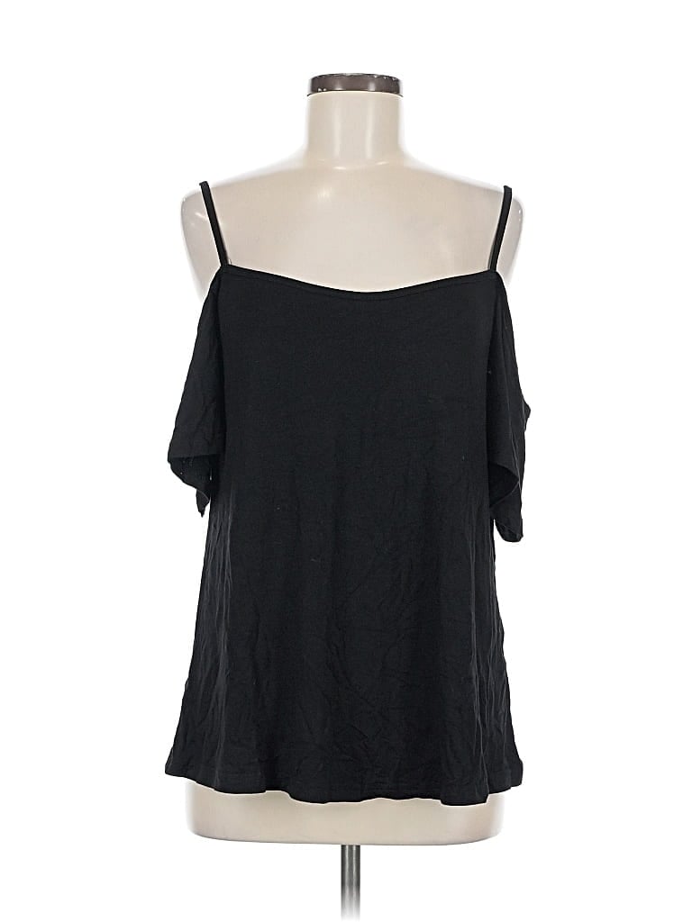 Zanzea Collection Tank Top Black Cold Shoulder Neckline Tops