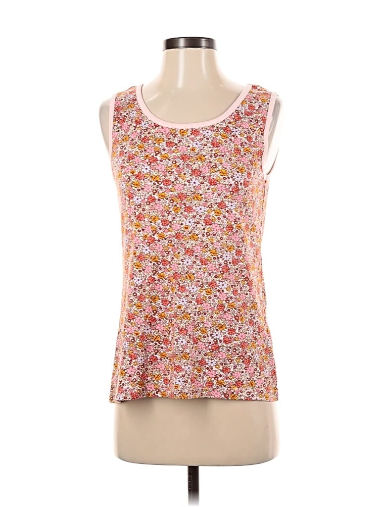 Click to view more detailed imagery on our partner's website Pre-owned Lands' End Tank Top Pink Strapless Neckline Tops