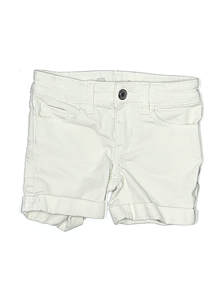 Pre-owned Gap Kids' Khaki Shorts In White
