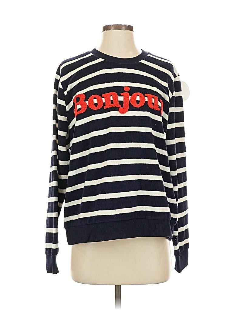 Pre-owned Monoprix Femme Pullover Sweater In Blue