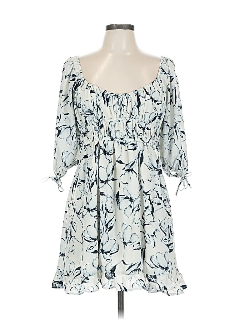 Pre-owned Open Edit Casual Dress In Blue