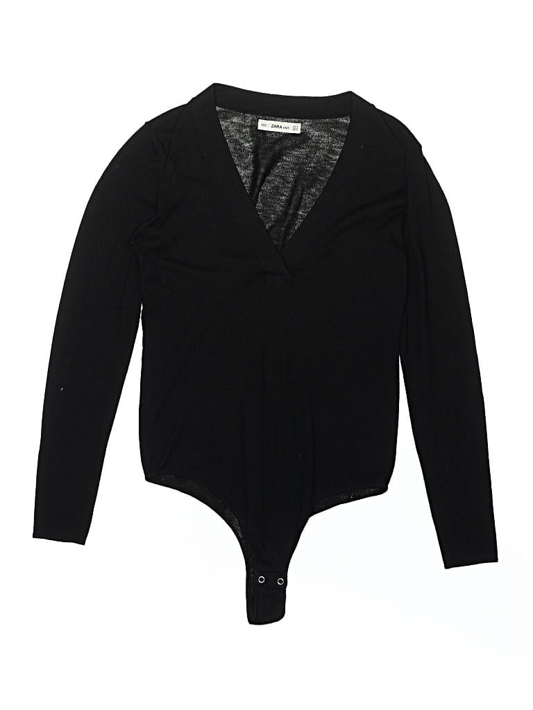 Click to view more detailed imagery on our partner's website Pre-owned Zara Bodysuit In Black