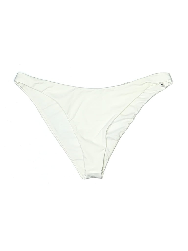 Pre-owned Meshki Swimsuit Bottoms In White