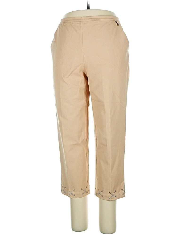 Pre-owned St John Casual Pants In Brown