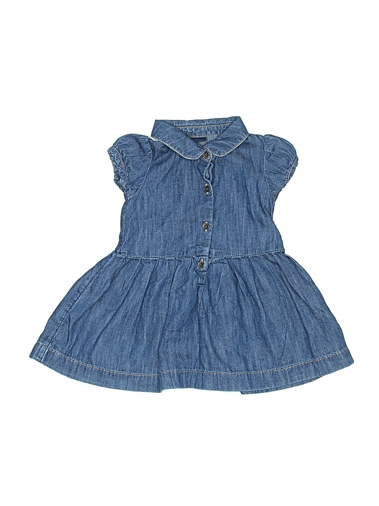 Pre-owned Baby Gap Kids' Dress In Blue