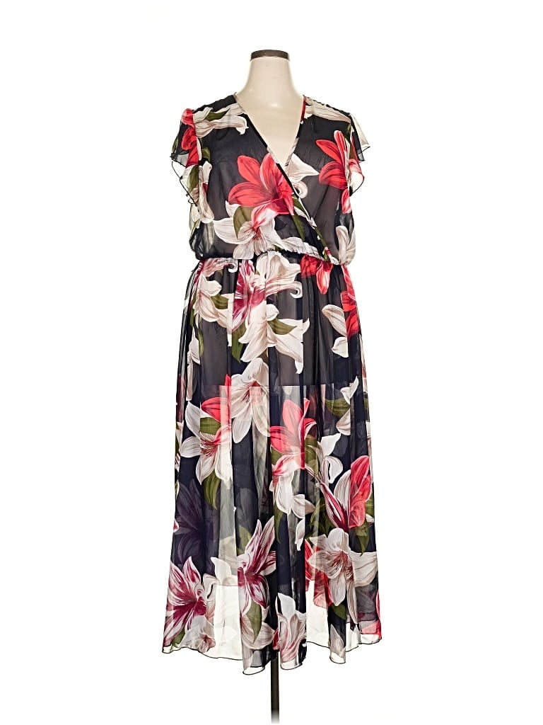 KATE AND LILY Pre-owned Casual Dress In Black