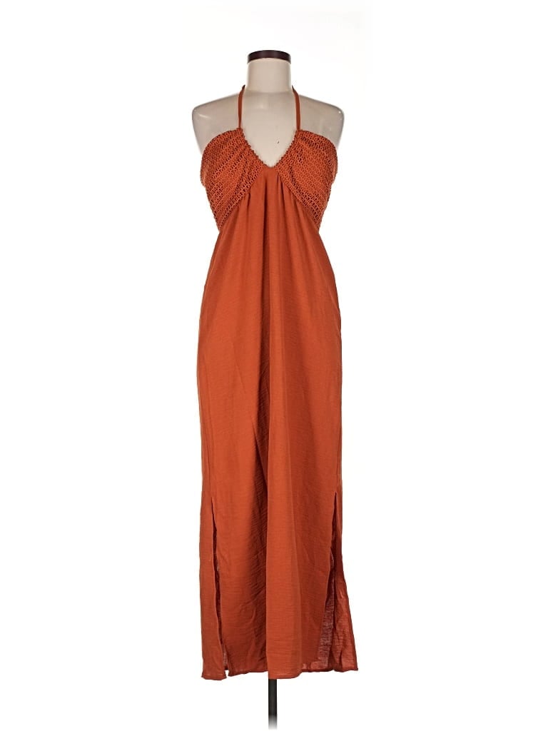 Pre-owned No Boundaries Casual Dress In Orange