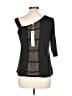 DRESSFO Black 3/4 Sleeve Top Size 10 - photo 2