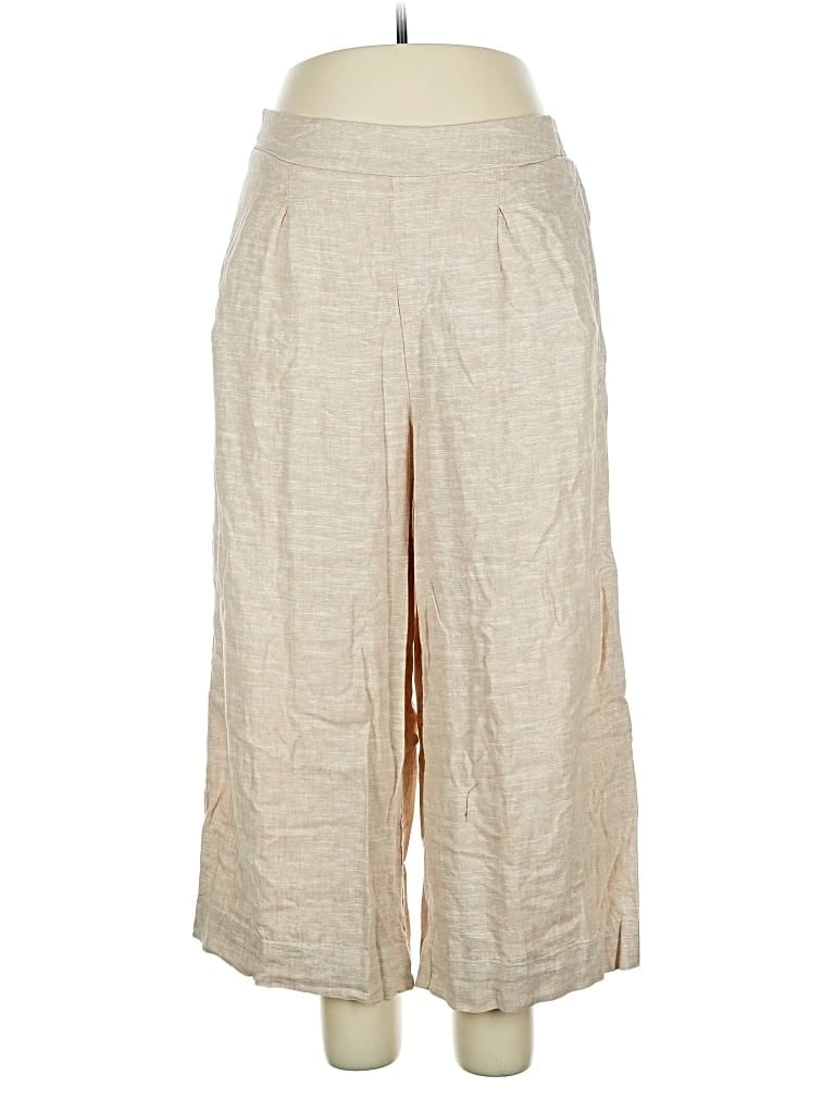 ELLA MOSS Pre-owned Linen Pants In Gold