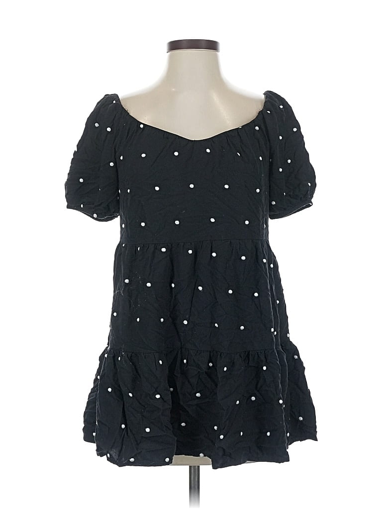 Pre-owned Ann Taylor Loft Casual Dress In Black