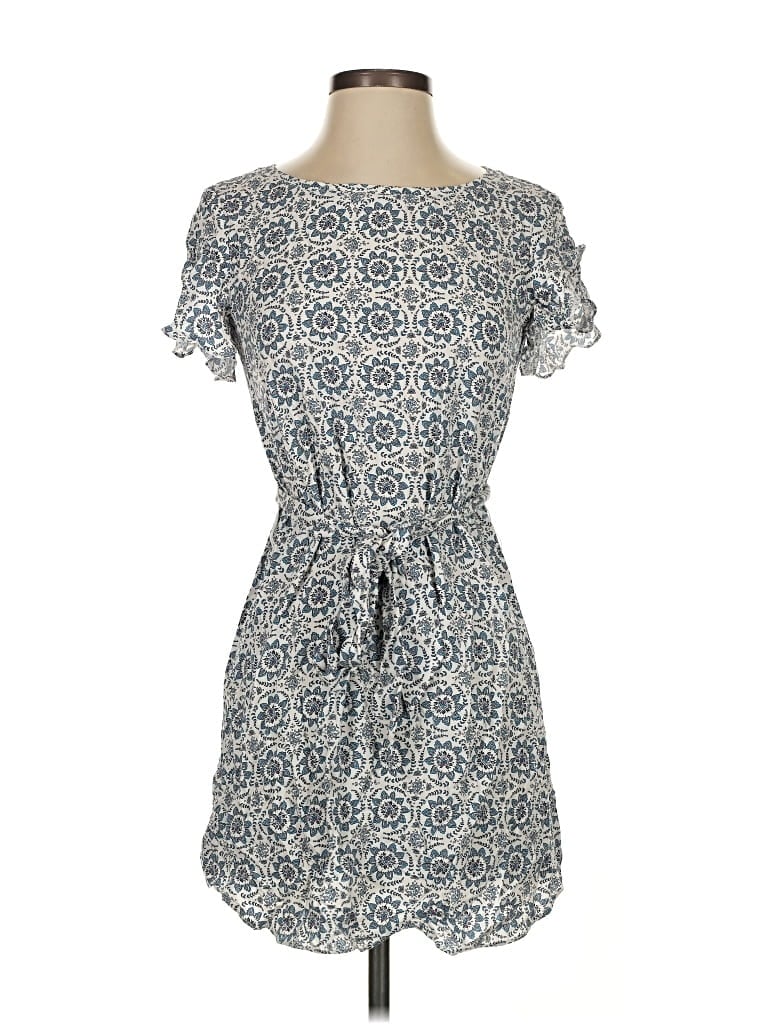 Pre-owned Ann Taylor Loft Casual Dress In Blue