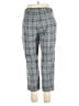 Marks & Spencer Plaid Blue Gray Casual Pants Size 10 - photo 2
