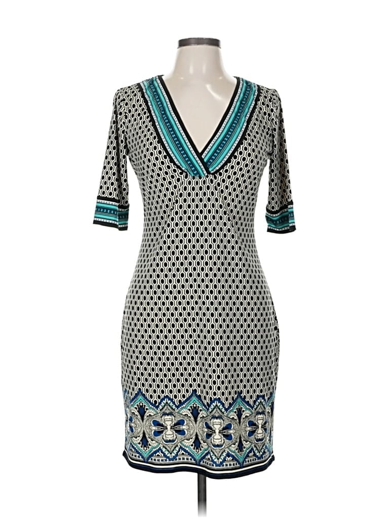 Pre-owned Max Studio Casual Dress In Blue