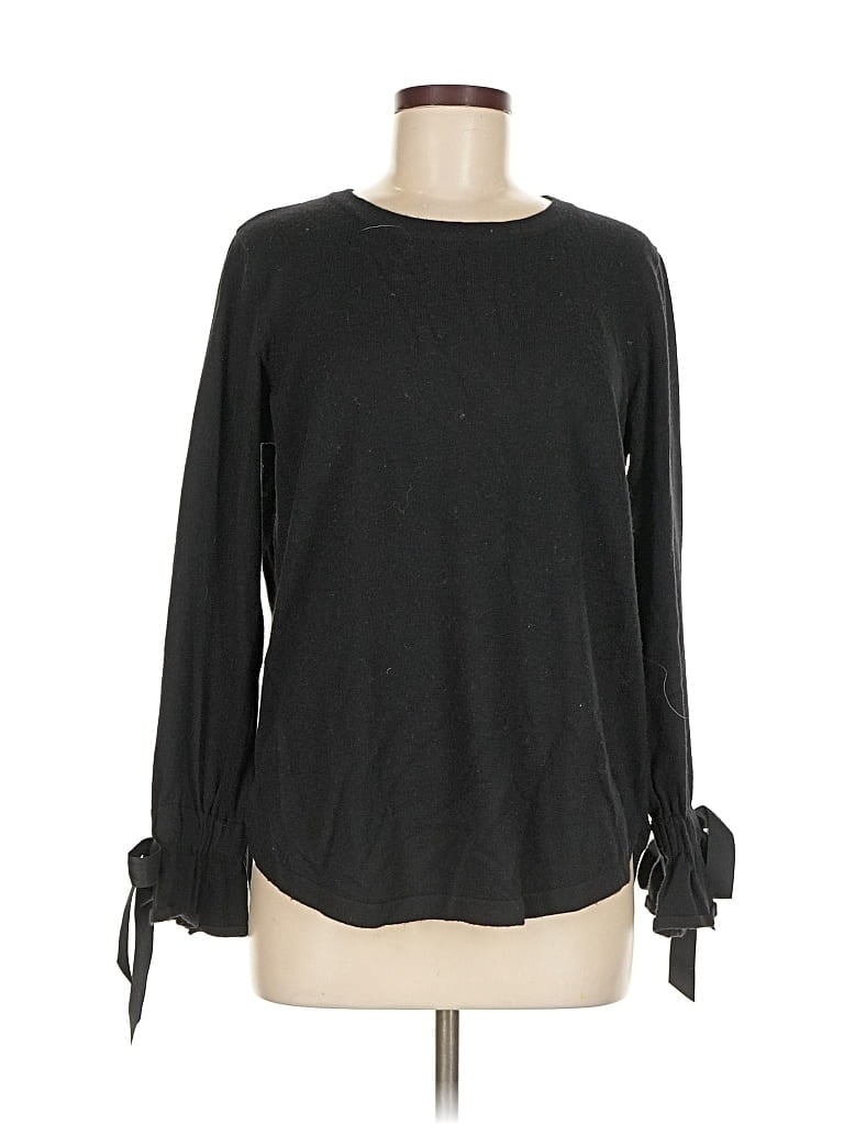 Pre-owned Max Studio Pullover Sweater In Black