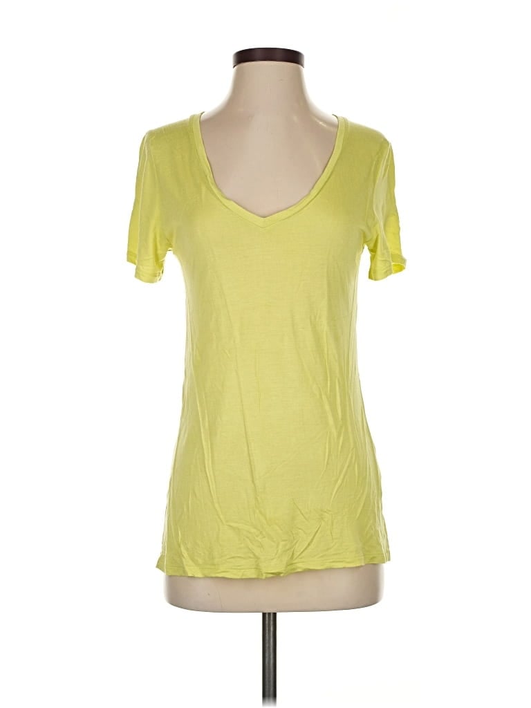 BANANA REPUBLIC Pre-owned Short Sleeve T-shirt In Yellow