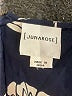 JunaRose 100% Viscose Floral Blue 3/4 Sleeve Blouse Size L - photo 7