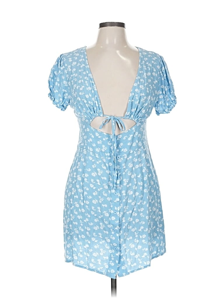 Pre-owned La Hearts Casual Dress In Blue