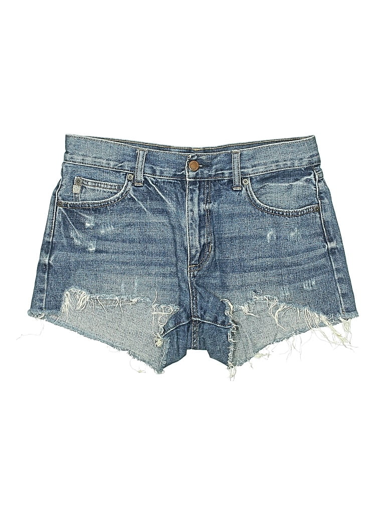 Pre-owned Just Usa Denim Shorts In Blue
