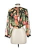 Varga 100% Polyester Green 3/4 Sleeve Blouse Size L - photo 2