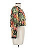 Varga 100% Polyester Green 3/4 Sleeve Blouse Size L - photo 4