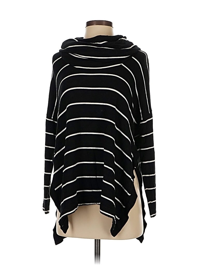 Pre-owned Lou & Grey Poncho In Black