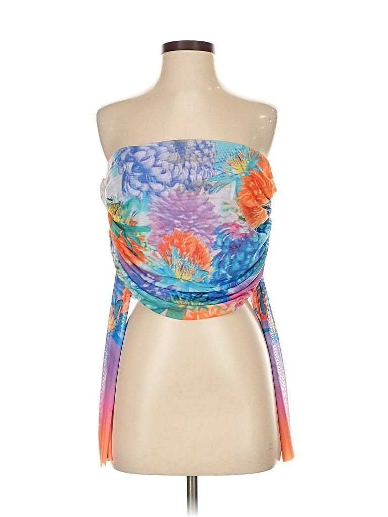 Pre-owned Afrm Long Sleeve Blouse In Orange