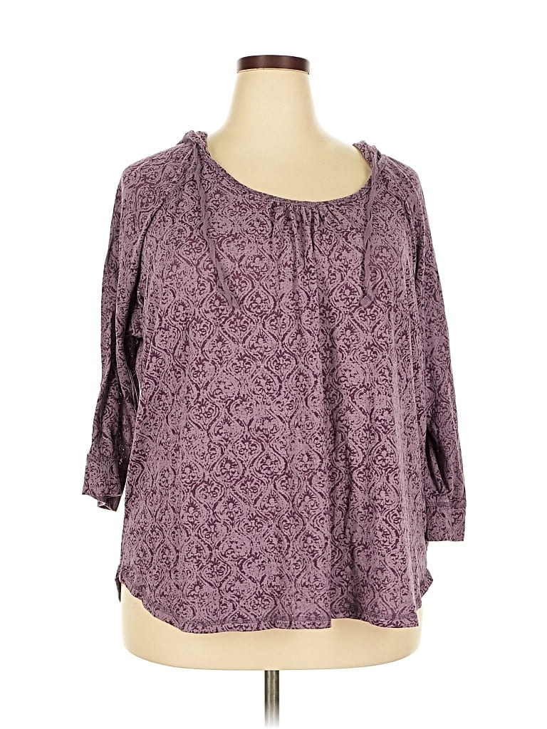 Pre-owned Sonoma Life + Style Pullover Sweater In Purple