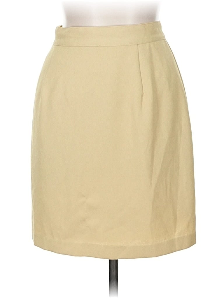 Pre-owned Assorted Brands Formal Skirt In Gold