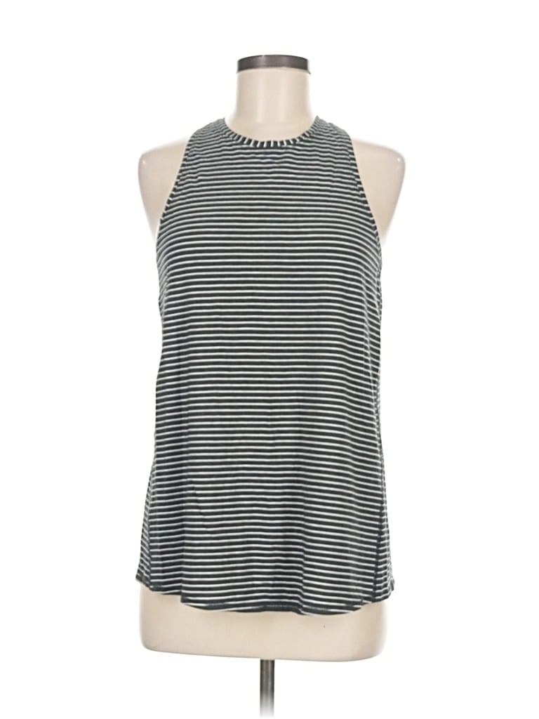 Pre-owned Lululemon Athletica Tank Top Gray Halter Neckline Tops