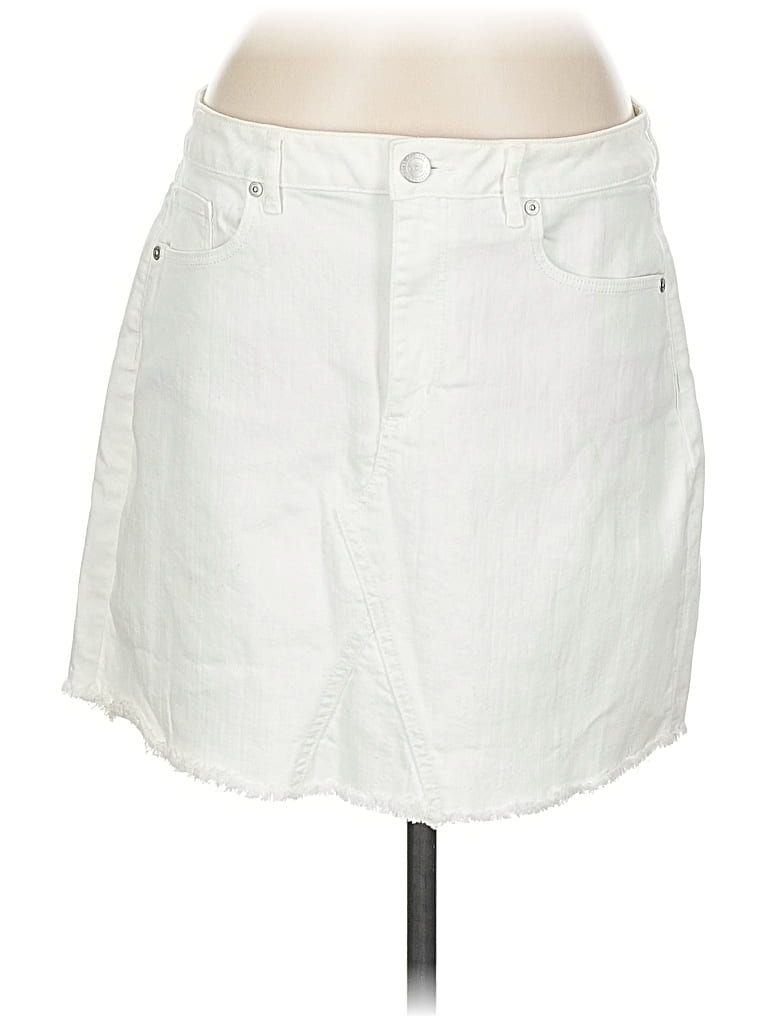 Pre-owned Ann Taylor Loft Outlet Casual Skirt In White