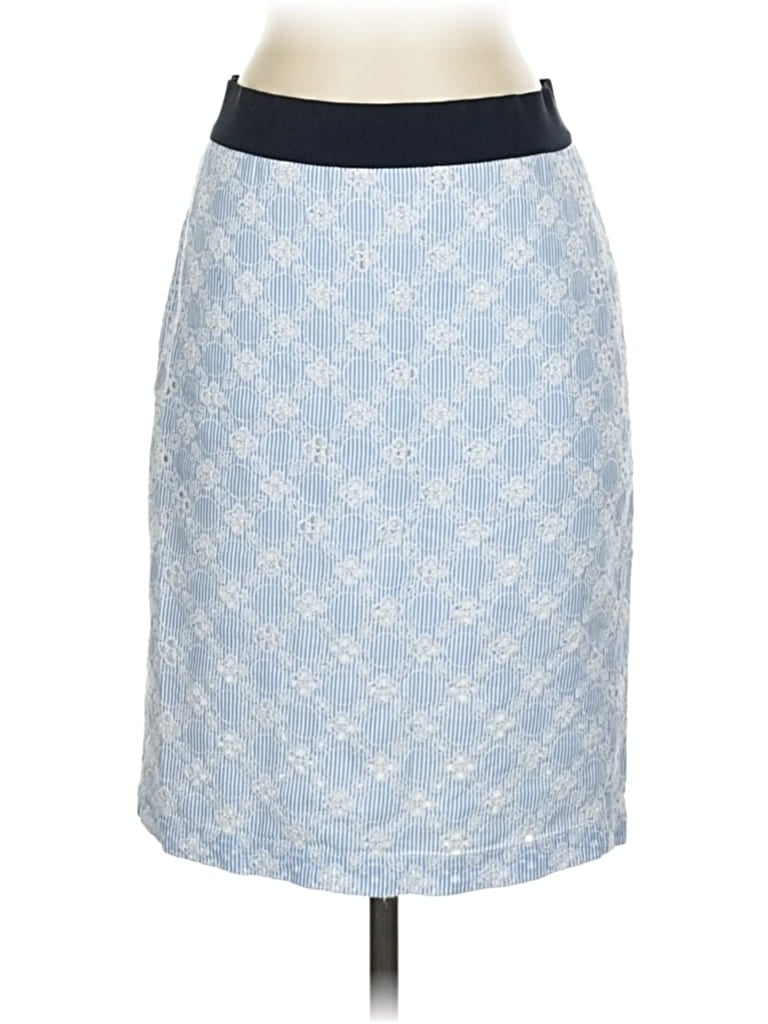 Pre-owned Ann Taylor Factory Casual Skirt In Blue