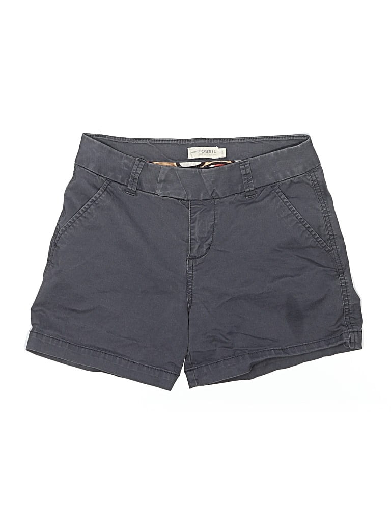 Pre-owned Fossil Shorts In Gray