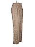 A.L.C. Plaid Brown Tan Casual Pants Size 16 - photo 4