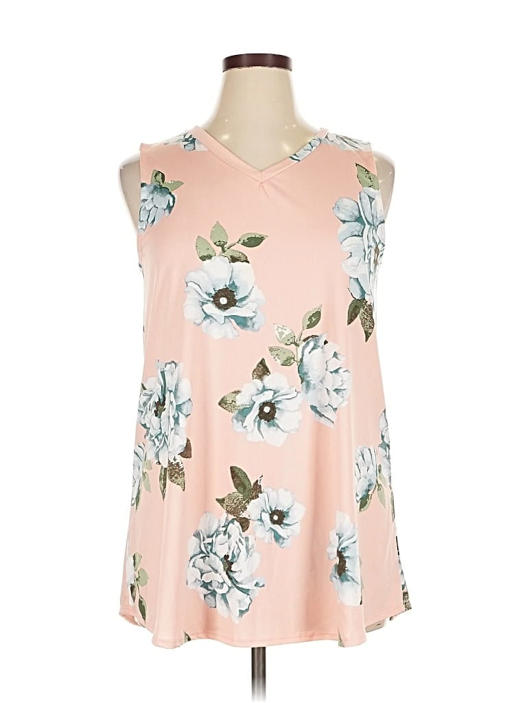 Pre-owned Agnes & Dora Sleeveless T-shirt In Pink