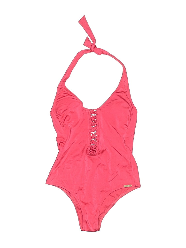 Pre-owned Assorted Brands One Piece Swimsuit In Pink