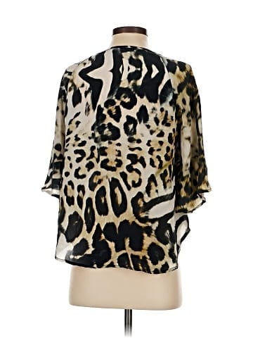 Camilla Loves Intermix Short Sleeve Silk Top (view 2)