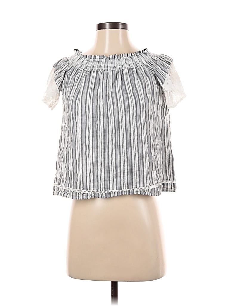 Pre-owned Laundry By Shelli Segal Sleeveless Blouse In Silver