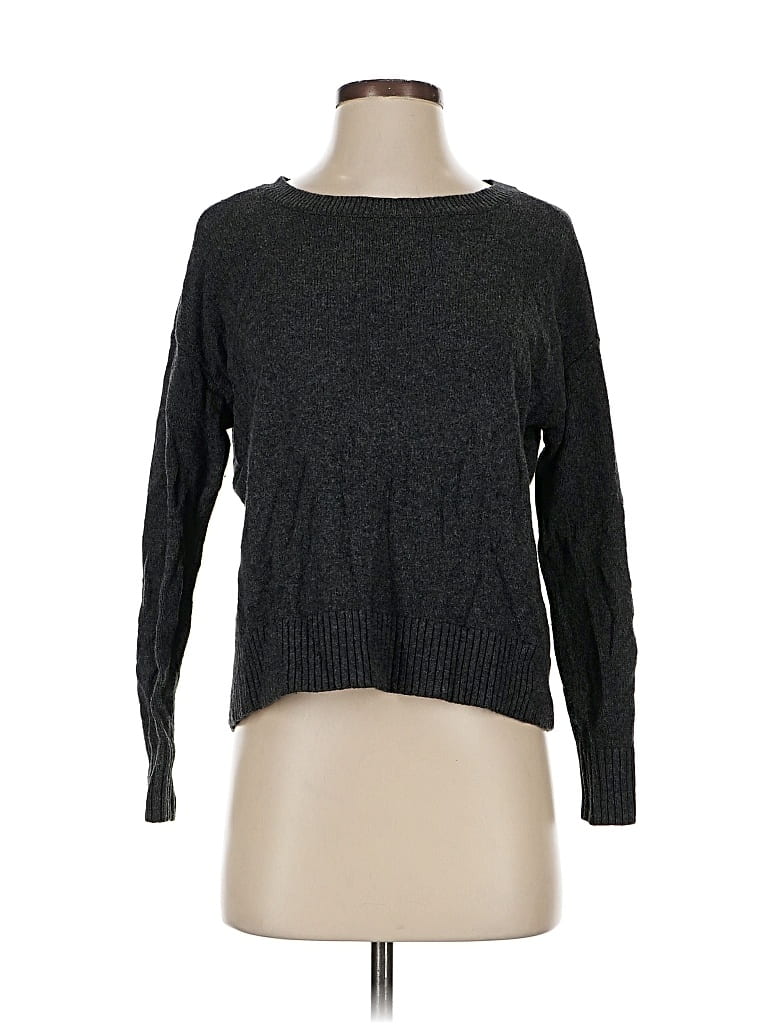 Pre-owned Ann Taylor Loft Pullover Sweater In Gray