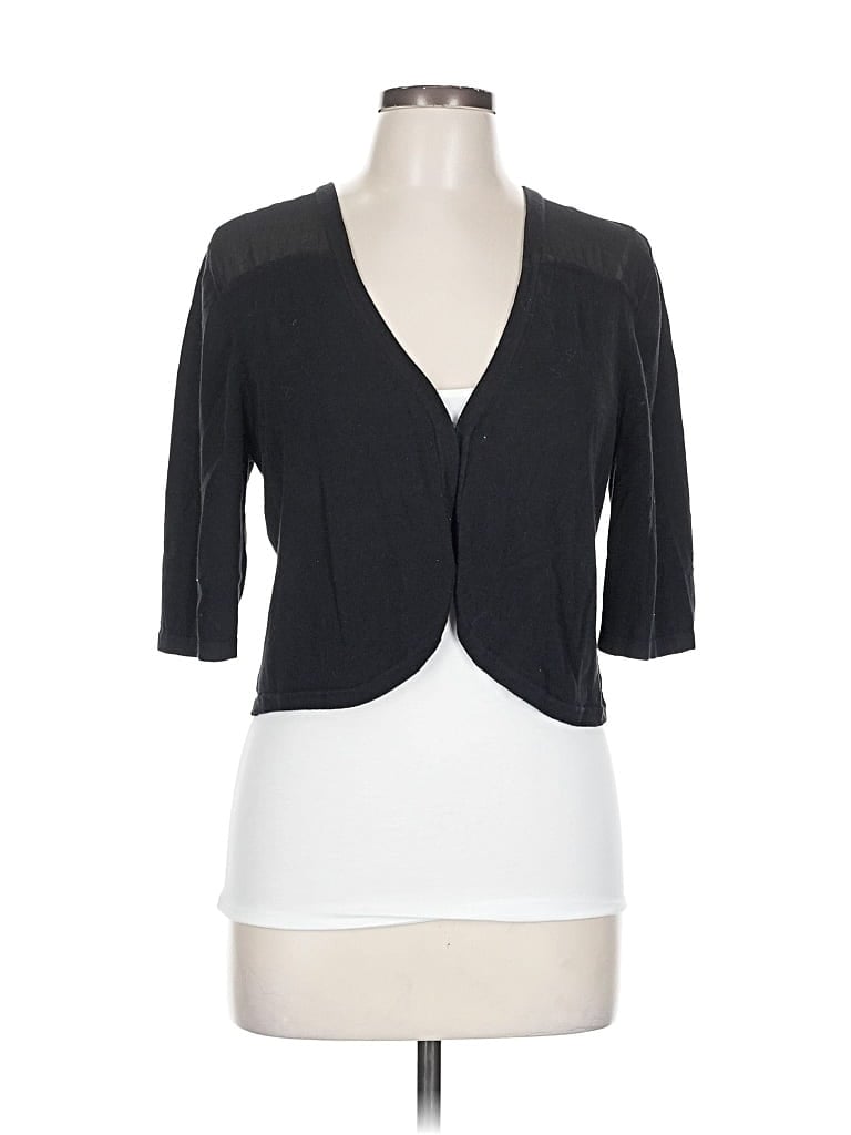 Pre-owned Spense Cardigan Sweater In Black