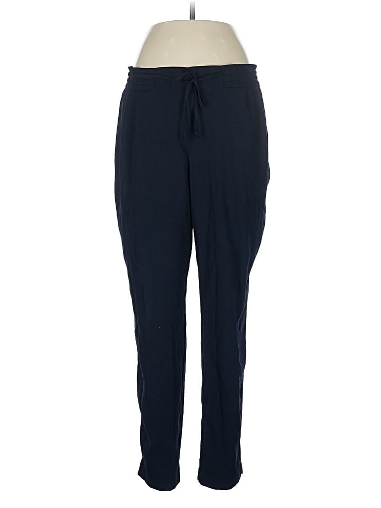 Pre-owned Zara Basic Casual Pants In Blue