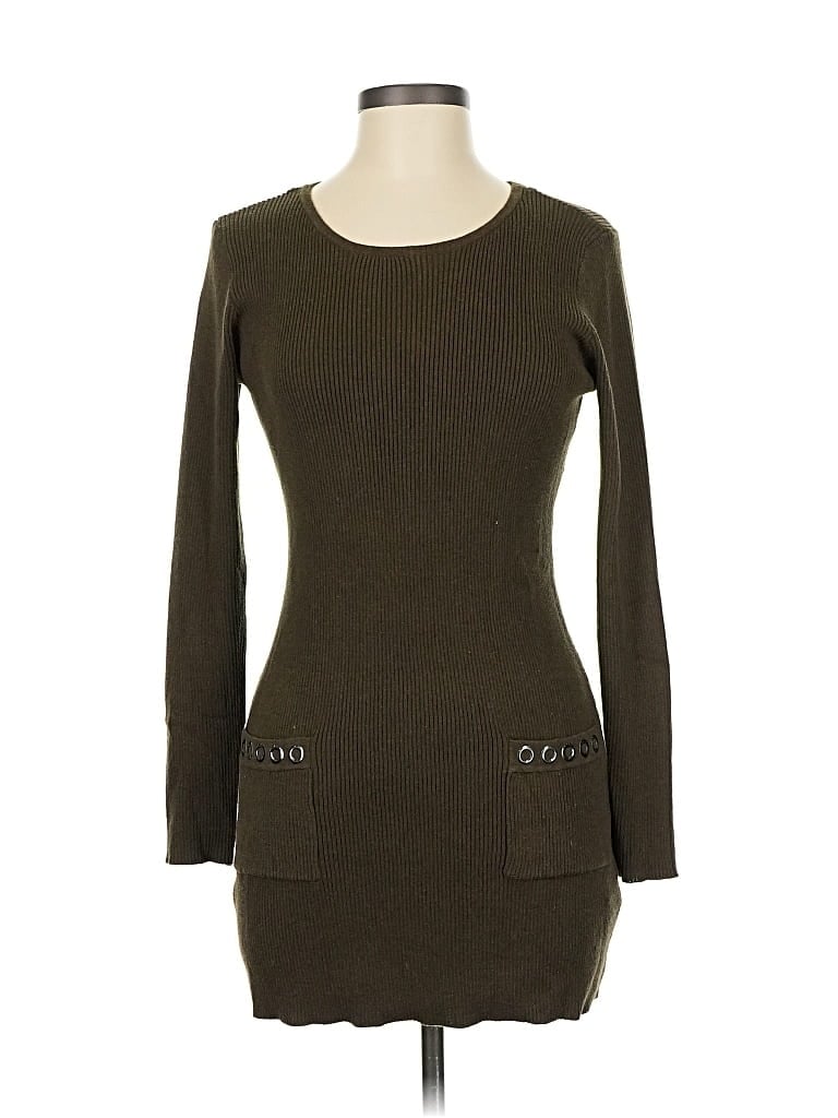 Pre-owned Agb Casual Dress In Brown