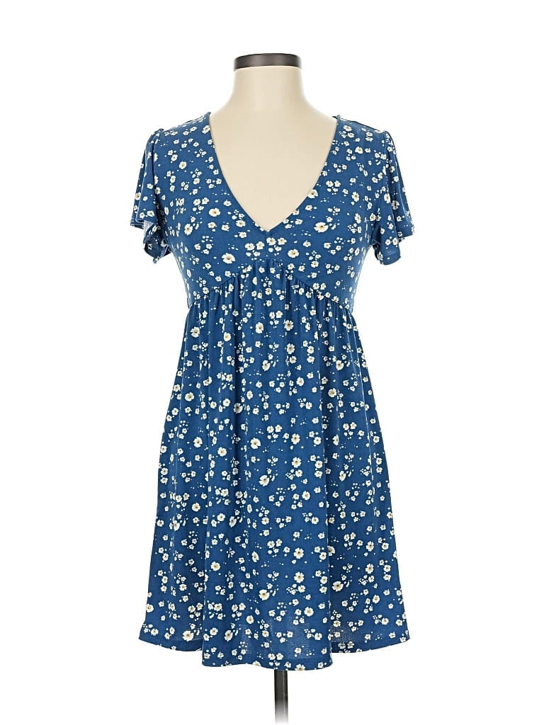 Pre-owned Assorted Brands Casual Dress In Blue