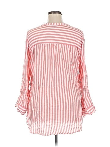 a.n.a. A New Approach 3/4 Sleeve Blouse (view 2)