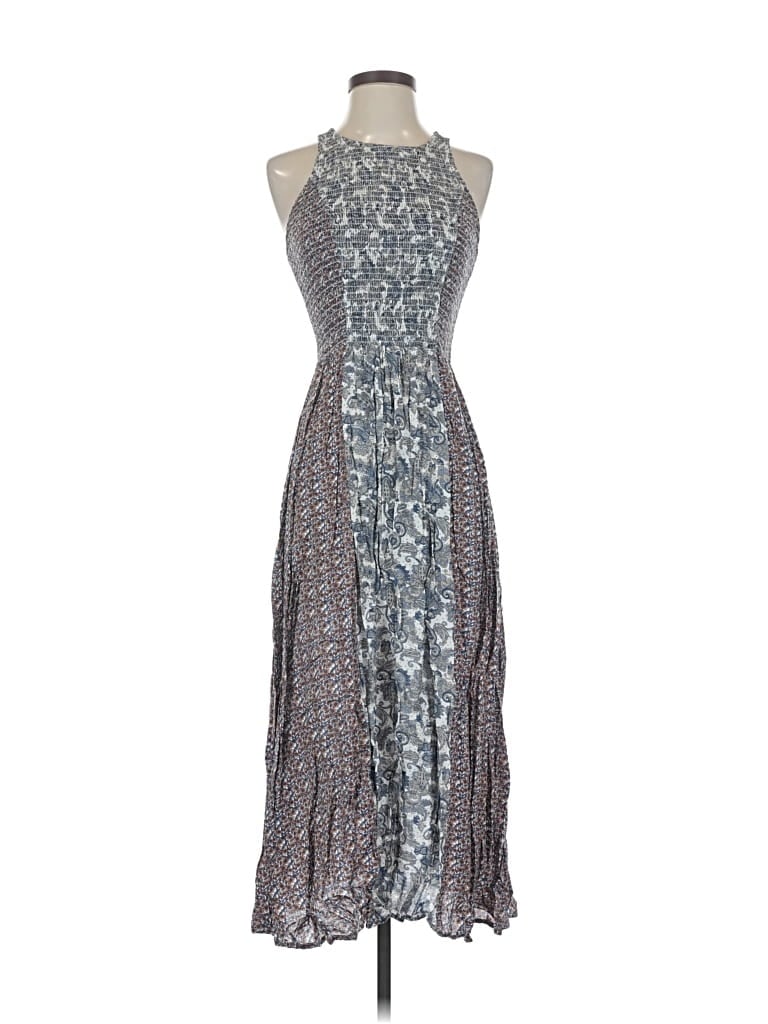 JAPNA Pre-owned Cocktail Dress In Gray