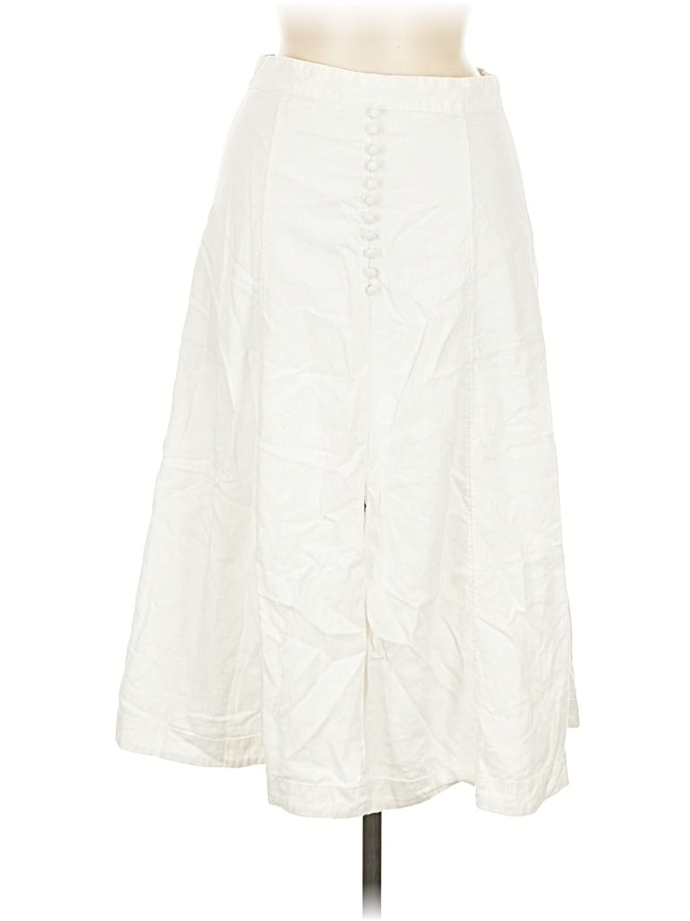 Pre-owned Banana Republic Factory Store Casual Skirt In White
