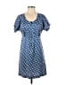 Zara Basic 100% Viscose Polka Dots Blue Casual Dress Size XS - photo 1